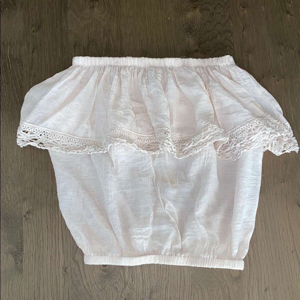 Revolve Lace Bandeau Tube Top